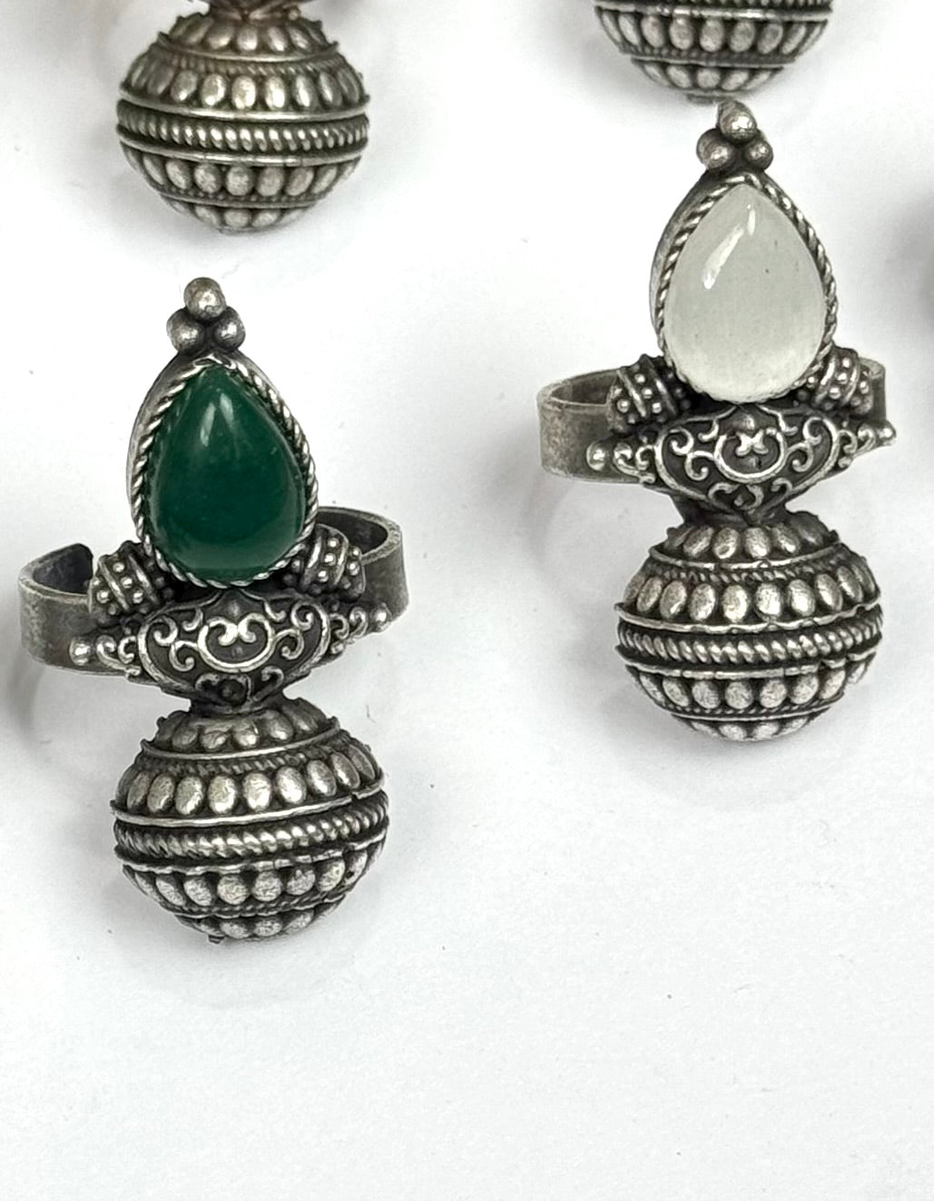 Premium oxidised Brass Made Adjustable Ring