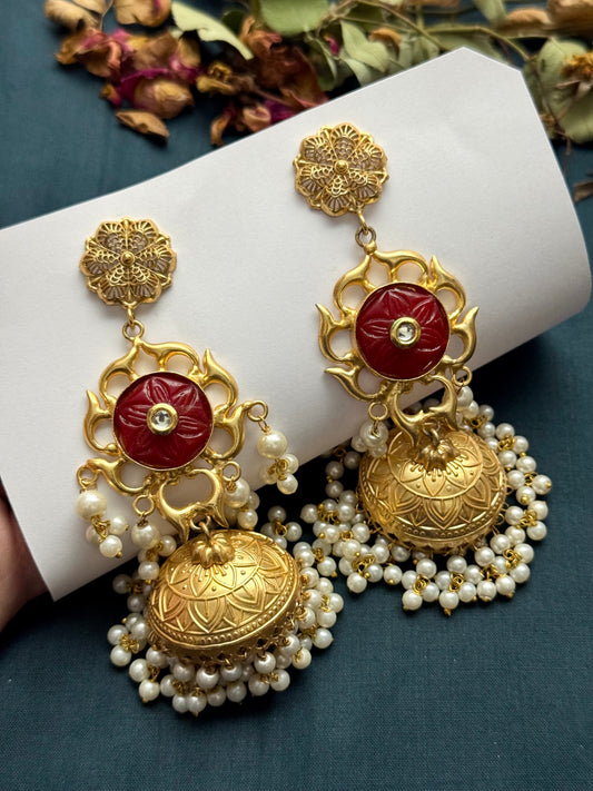 Premium Brass Musarrat Jhumka