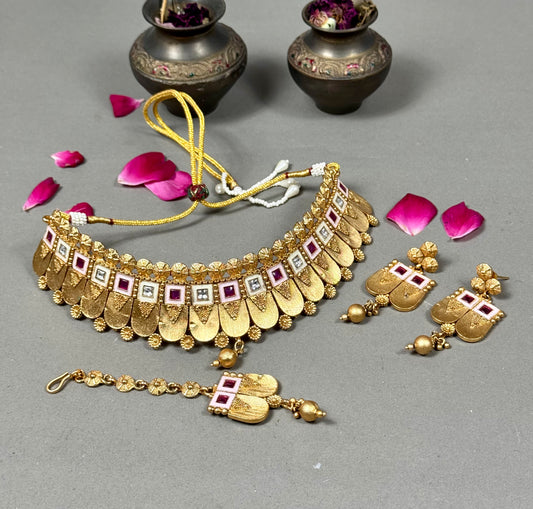 Rajwadi Choker set