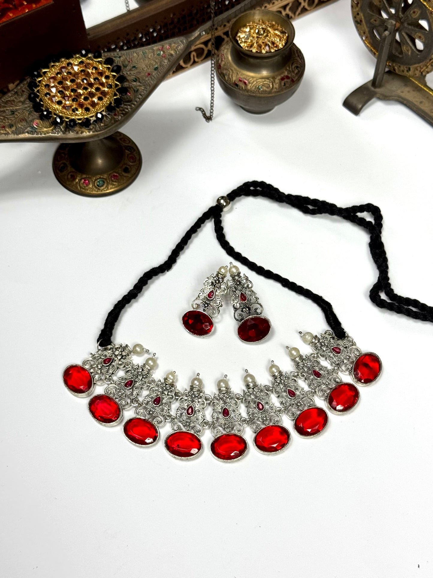 Oxidised Sultana Set