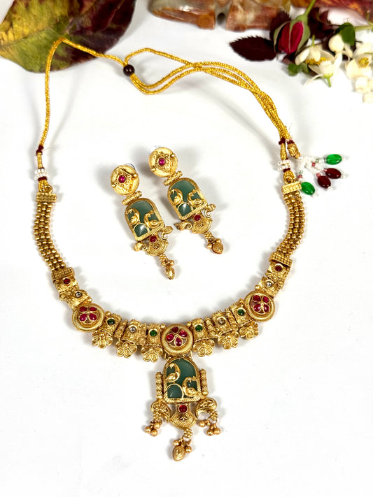 Rajwadi Designer Necklace set