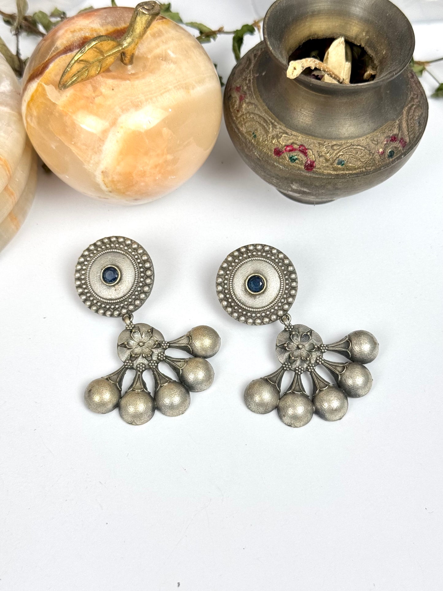 Premium Brass made Oxidised Earrings