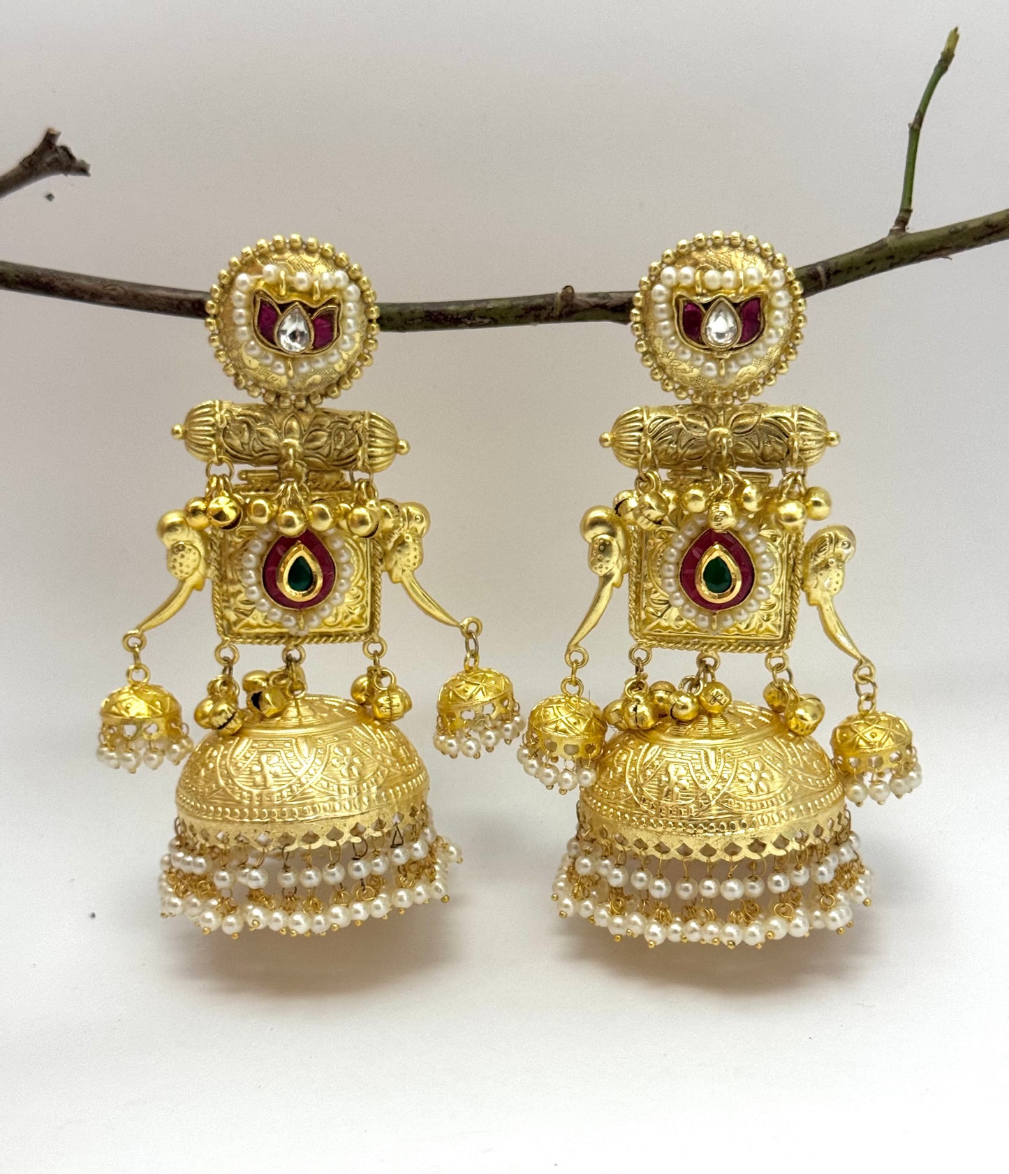 Premium Oxidised kasmiri Jhumka