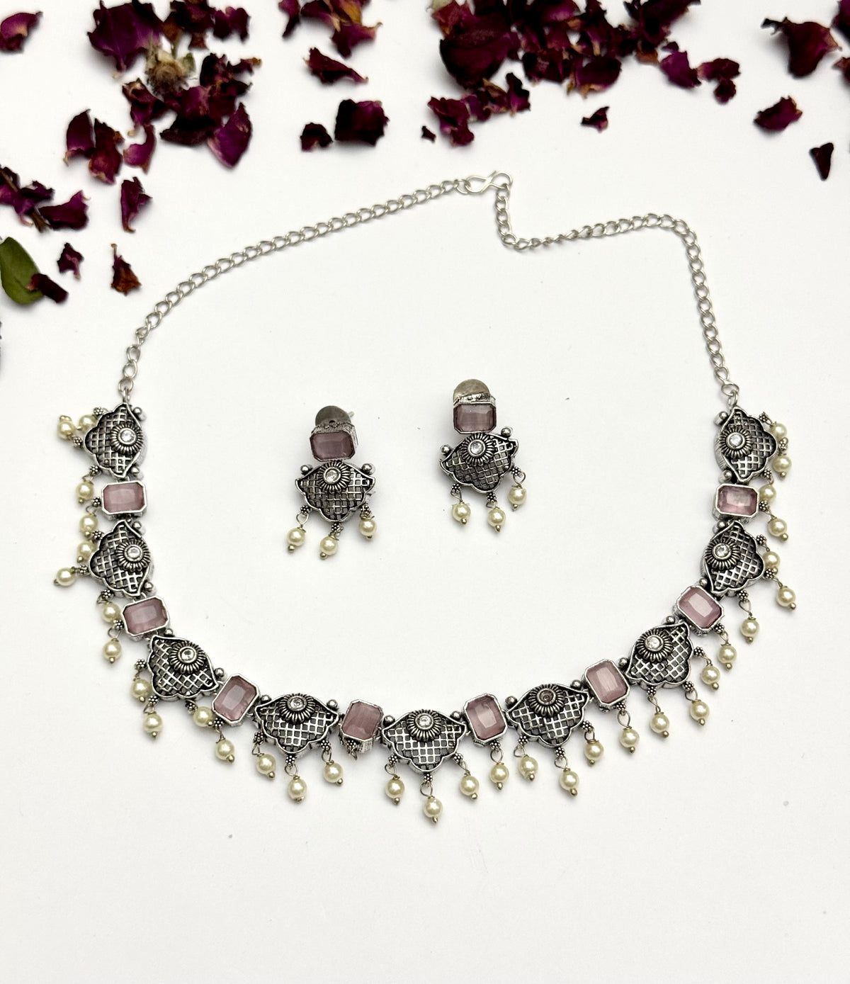 Premium oxidised Necklace set
