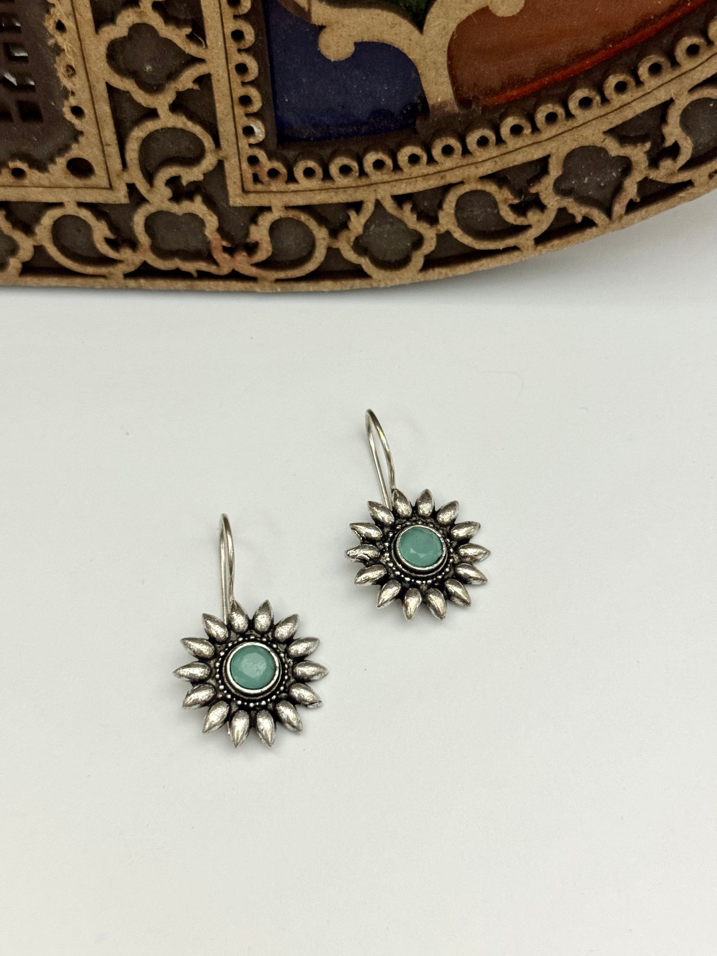 Premium oxidised Brass made Earrings