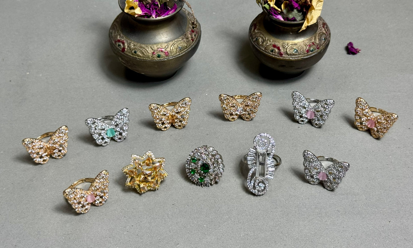 American Diamond 1 karat Rings