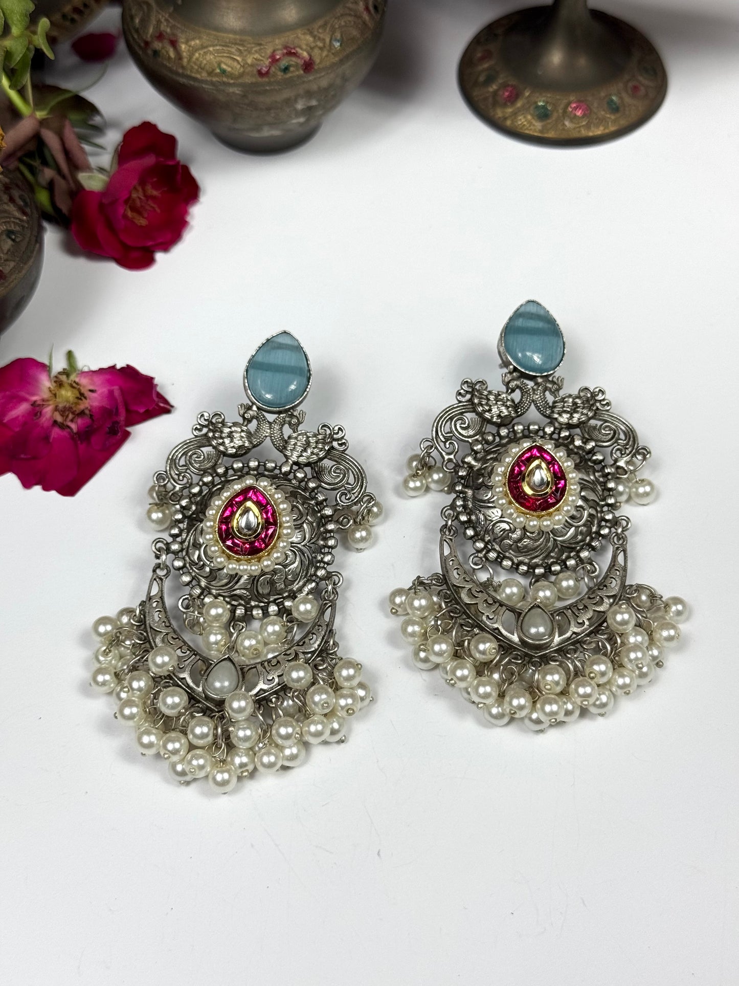 Premium oxidised Aisha Earrings