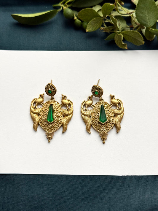 Premium Brass made oxidised Earrings