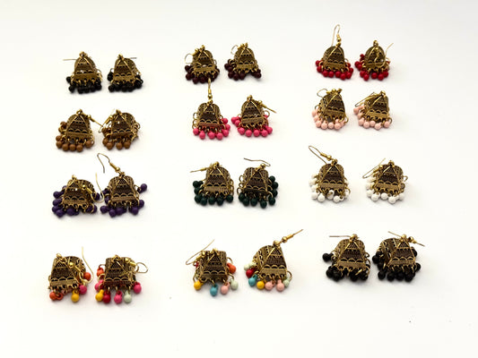Oxidised jhumki