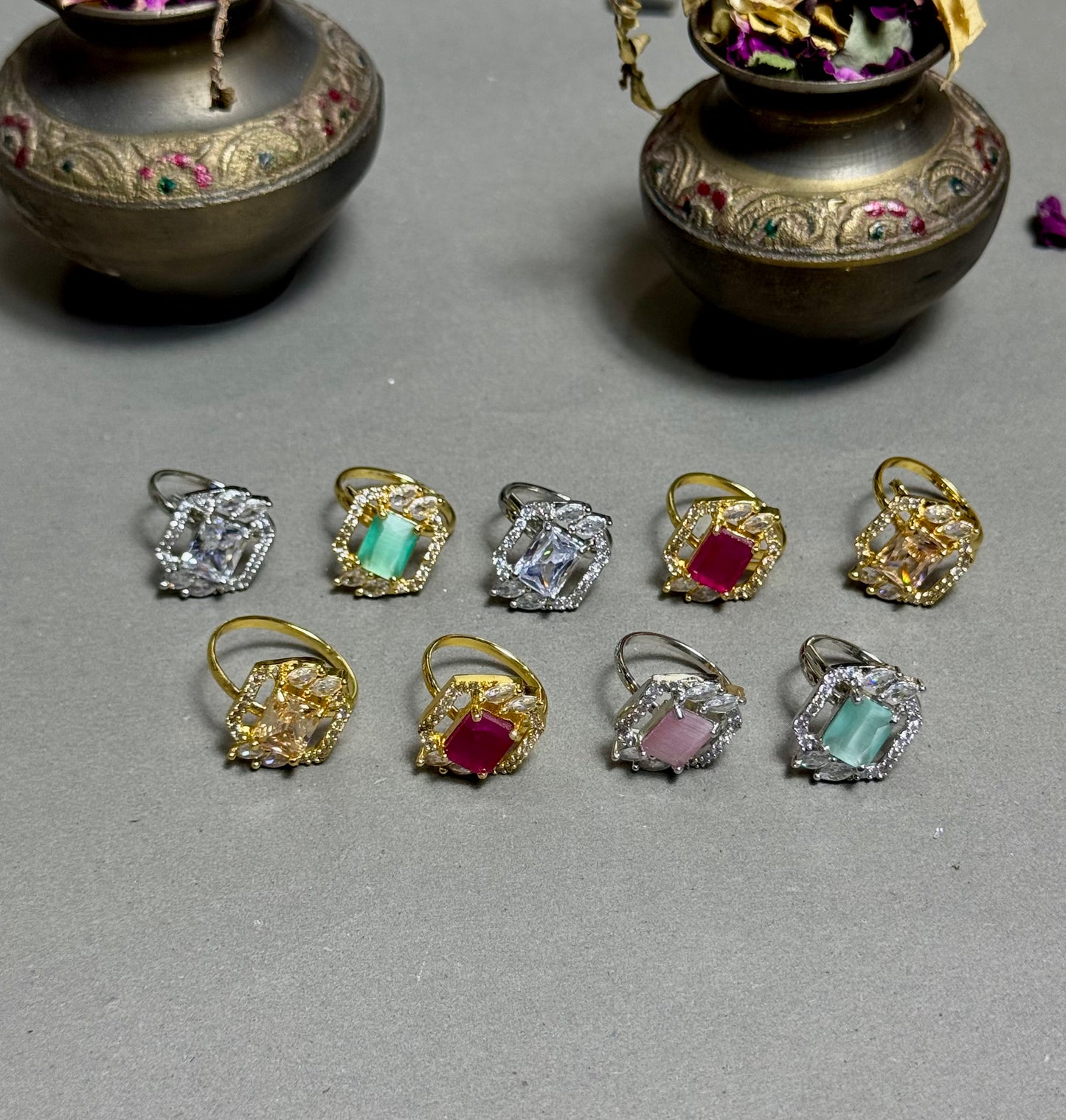 American Diamond 1 karat Rings