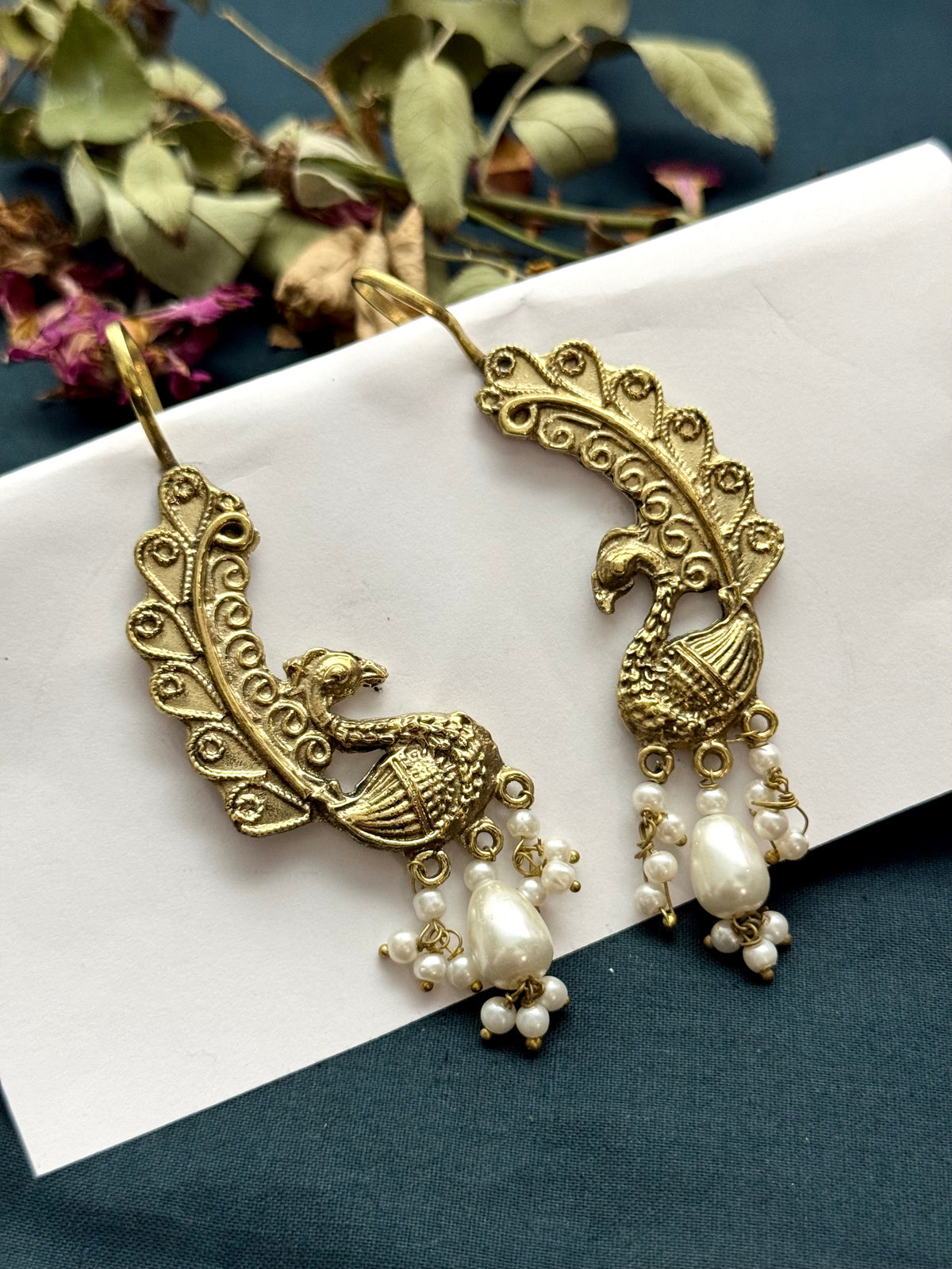 Tribal Bird Earcufs