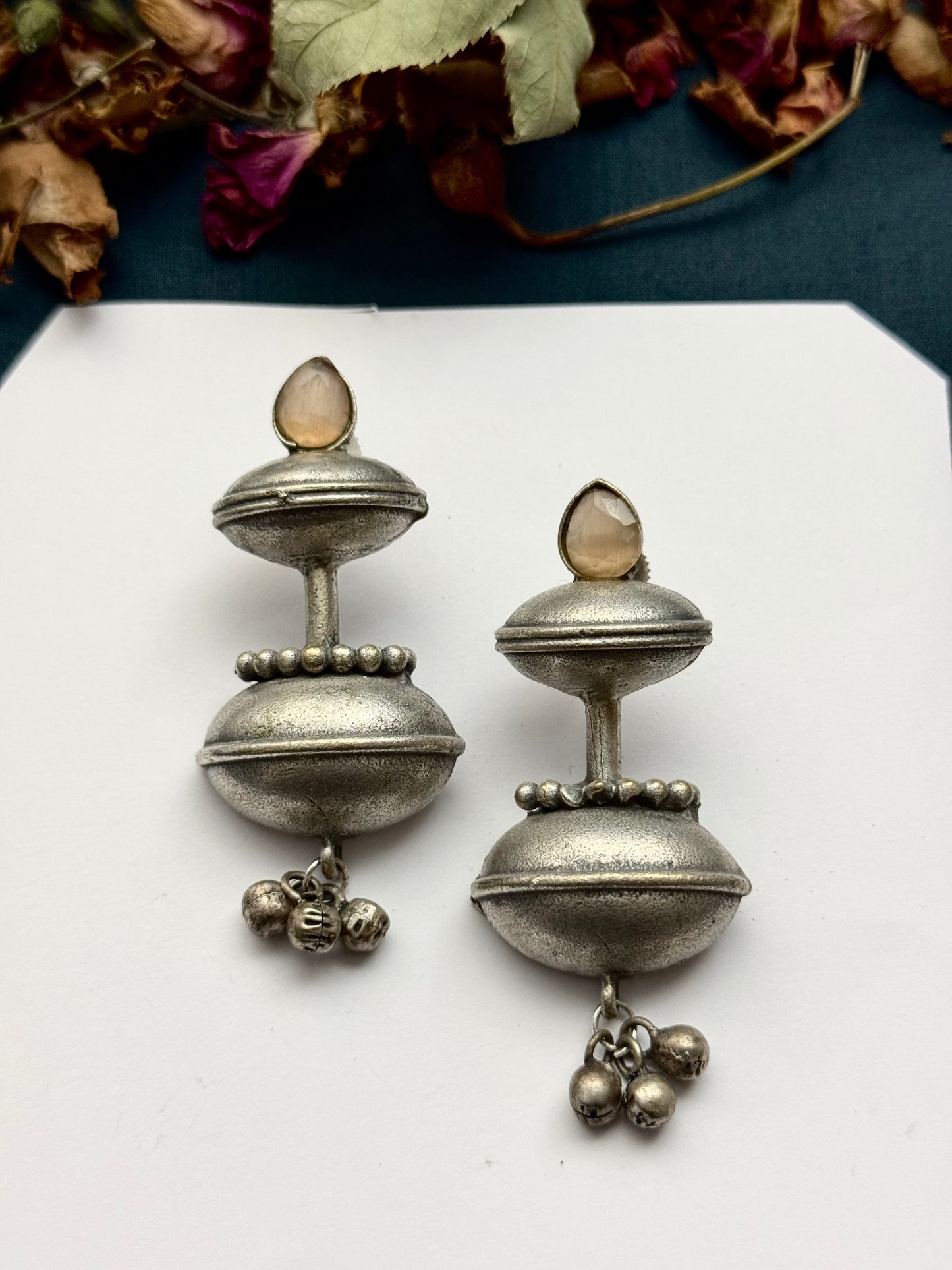 Premium Brass made Oxidised Earrings