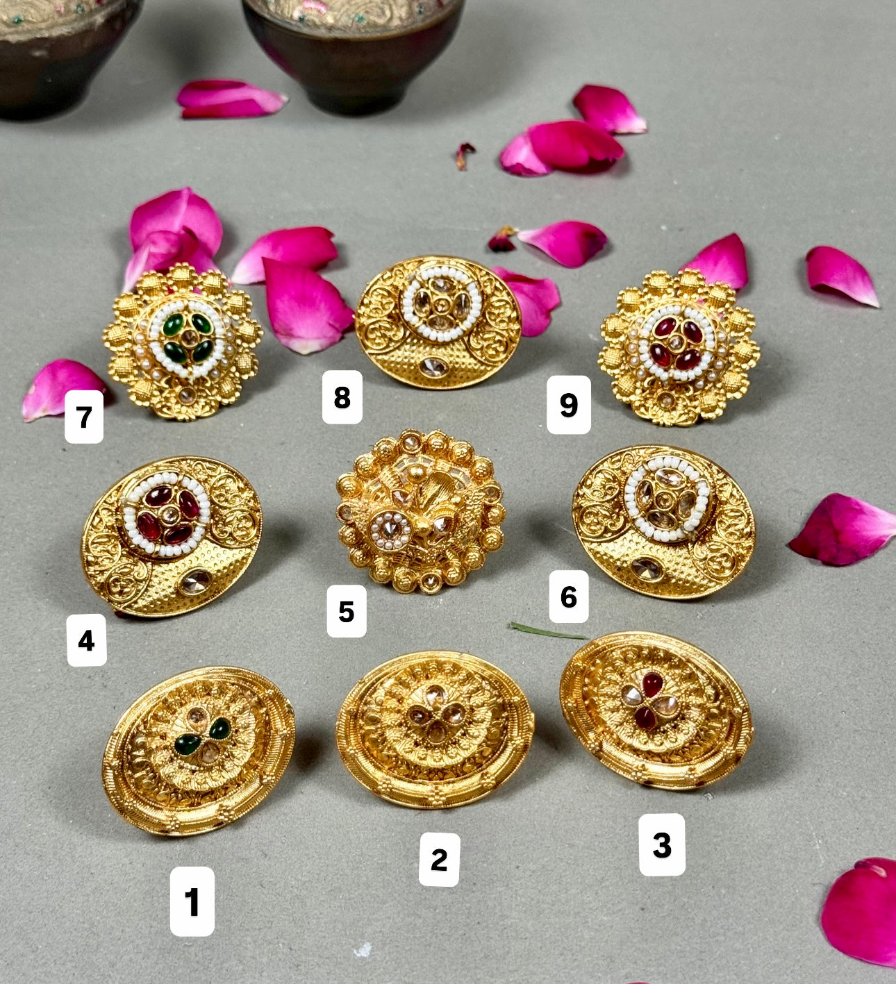 Rajwadi Adjustable Rings