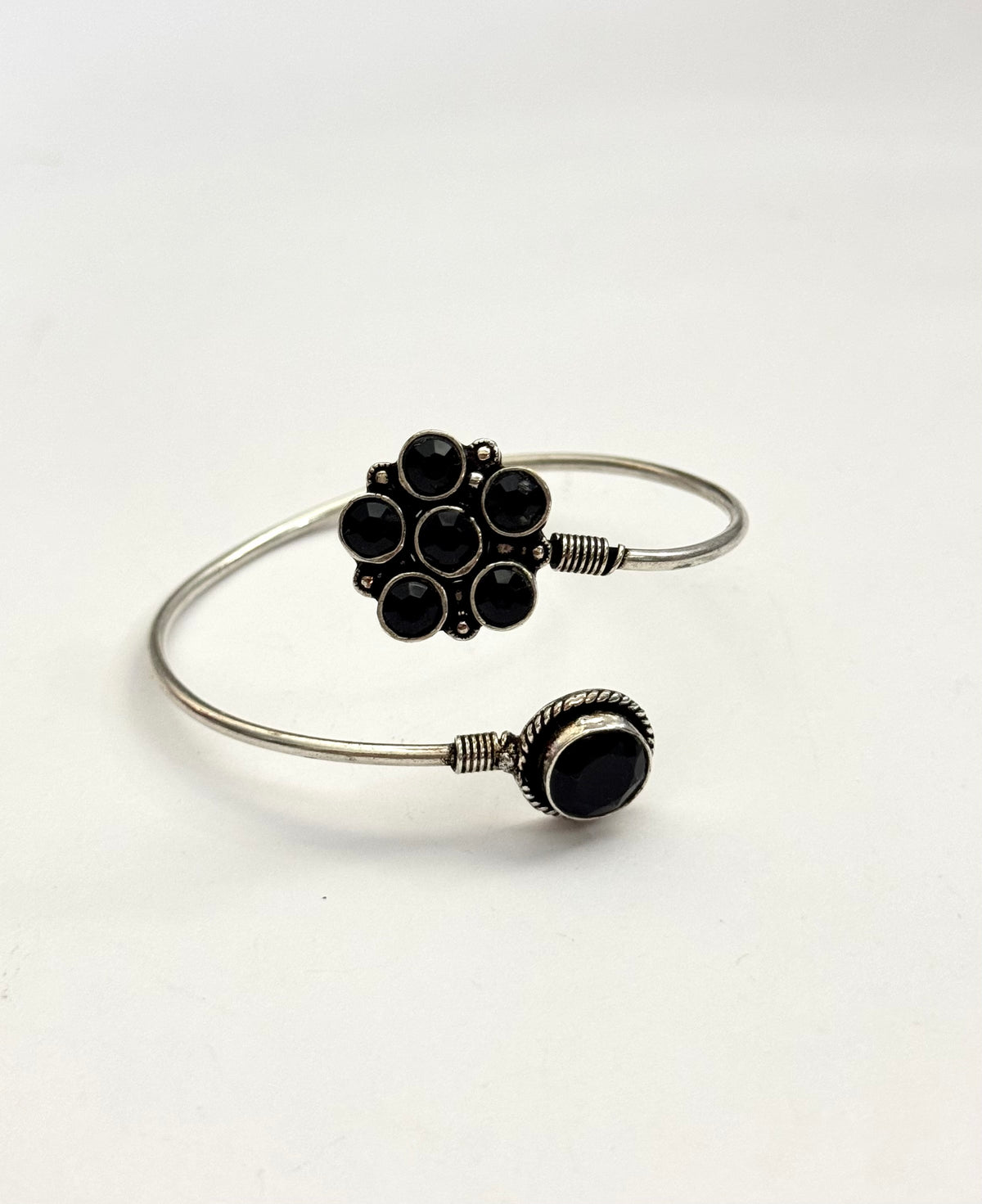 Oxidised openable Bangle