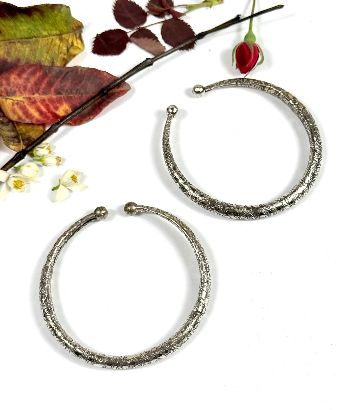 Oxidised German silver Foot wear