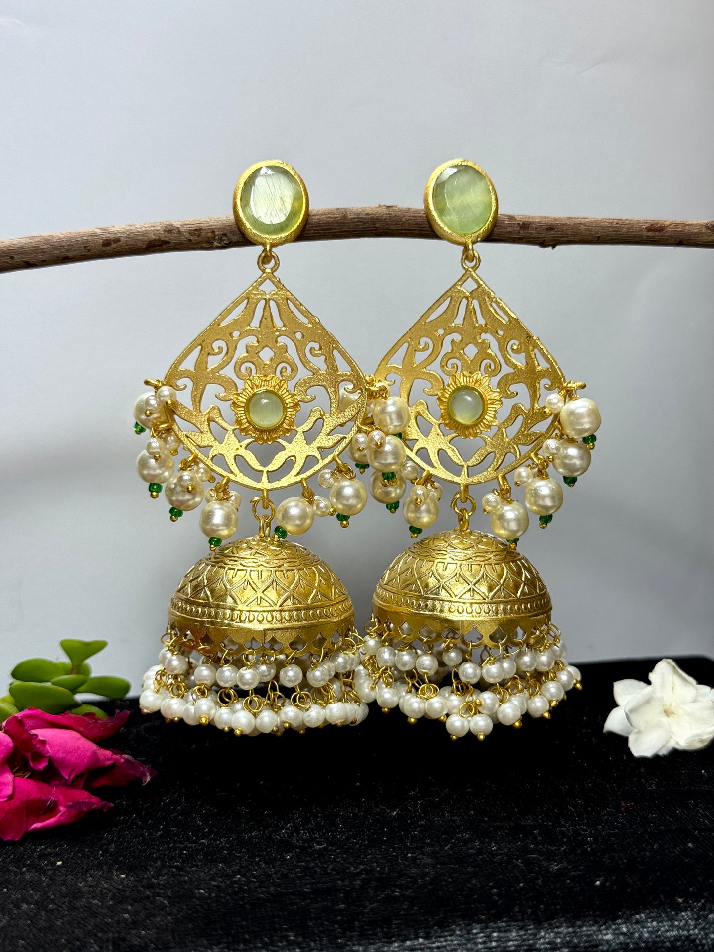 Premium Brass sara Jhumka