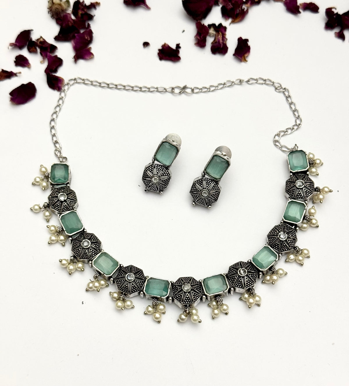 Premium oxidised Necklace set
