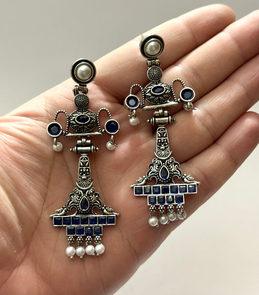 Premium Brass made Oxidised Earrings