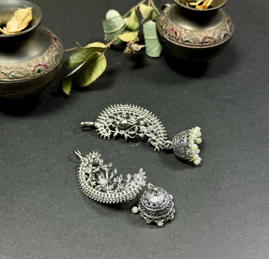 Tribal Kashmala Earcufs Jhumka