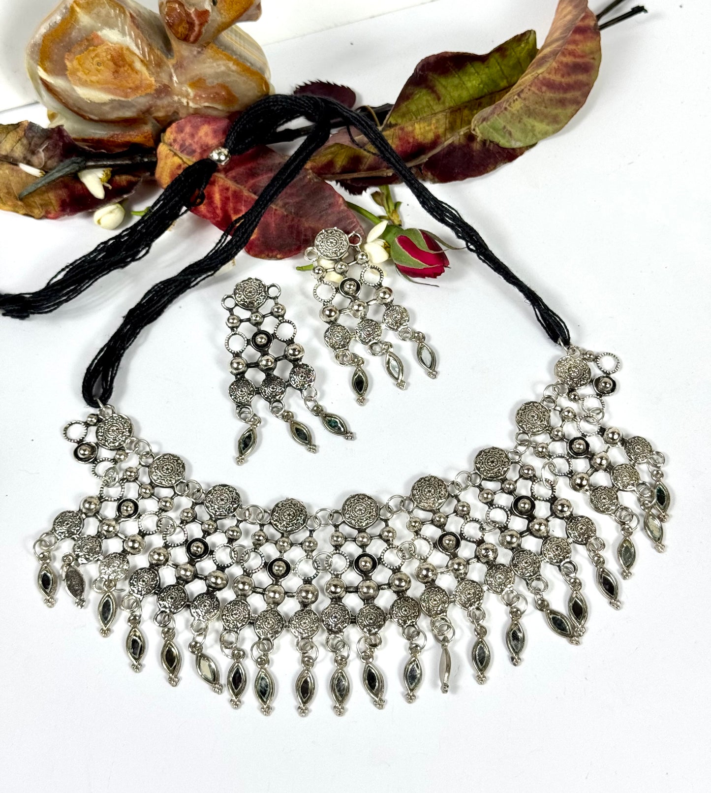 Oxidised Necklace set