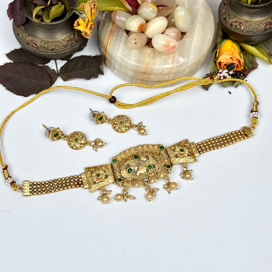 Rajwadi Choker set