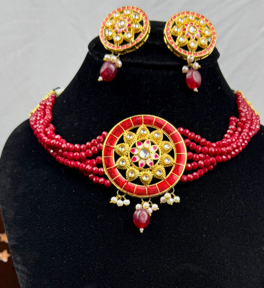 Imported Mina kundn Choker set