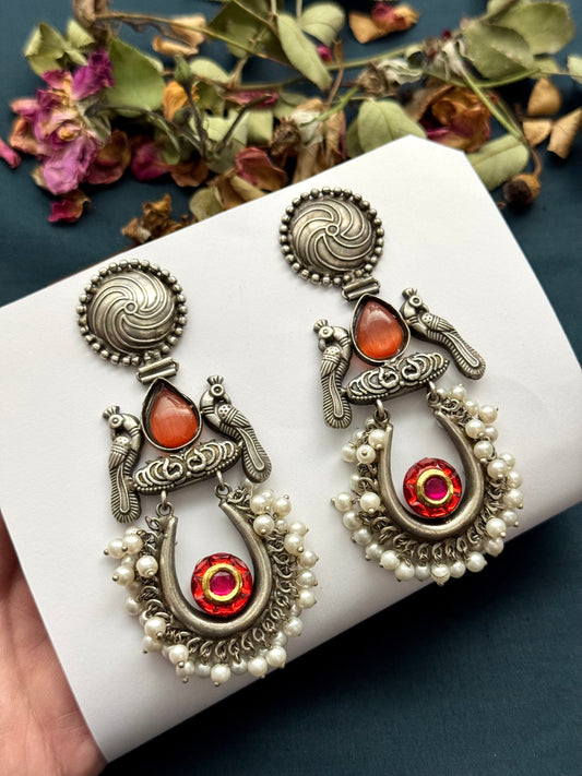 Premium Oxidised Layla Earrings