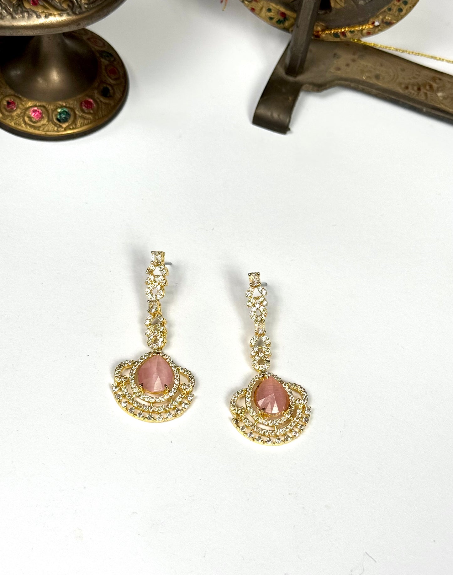 American Diamond 1 karat Earrings