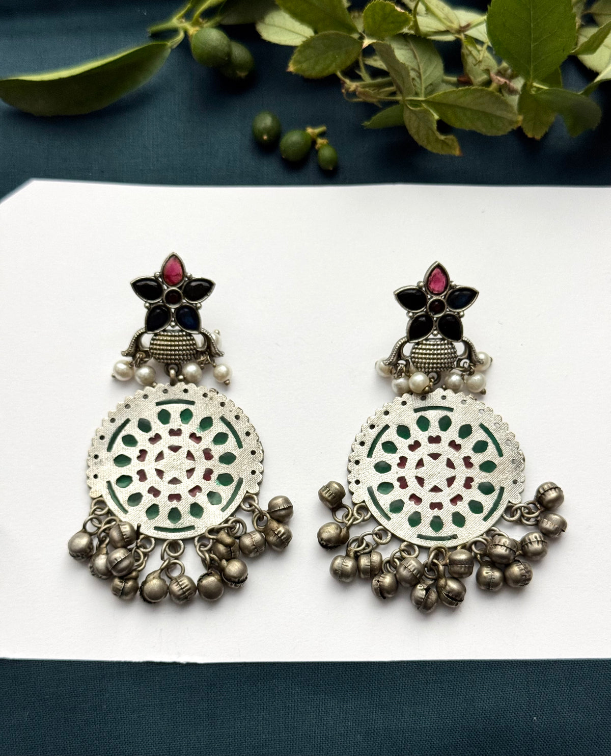 Premium Brass made oxidised Earrings
