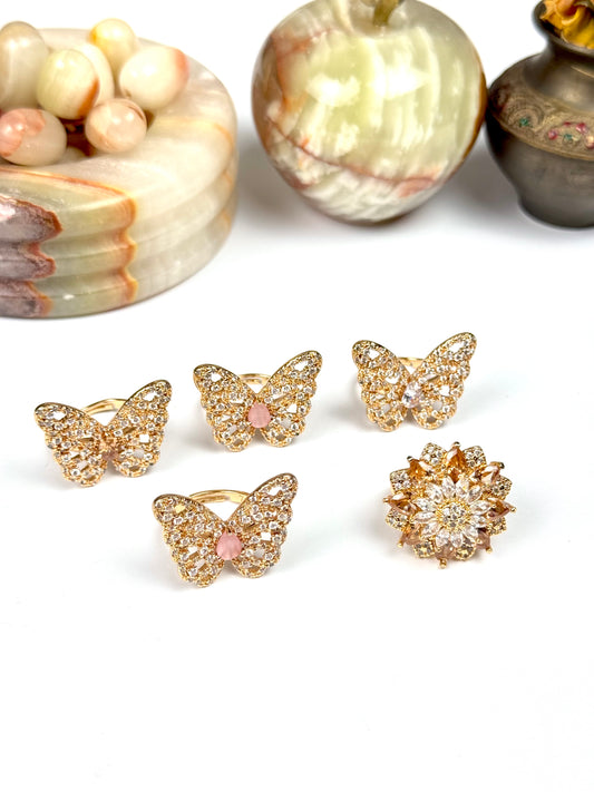 Premium American Diamond zarocon Rings