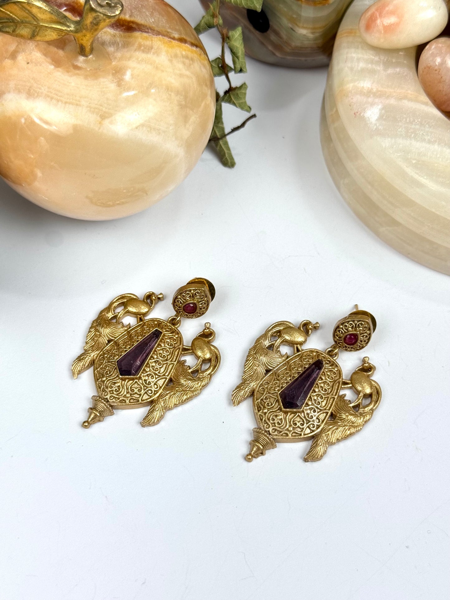 Premium Brass made oxidised Earrings