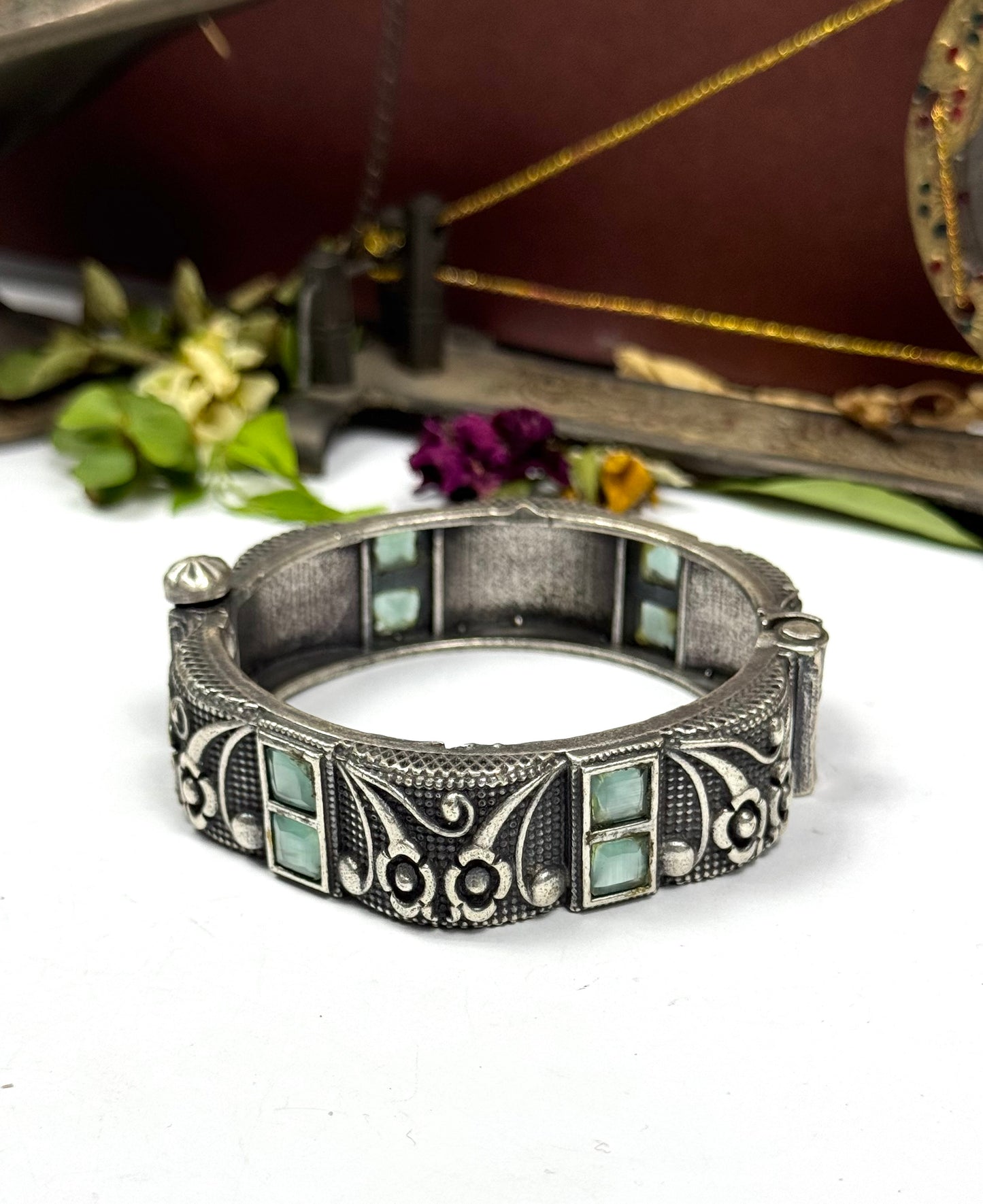 Brass made Roshni Oxidised Bangle
