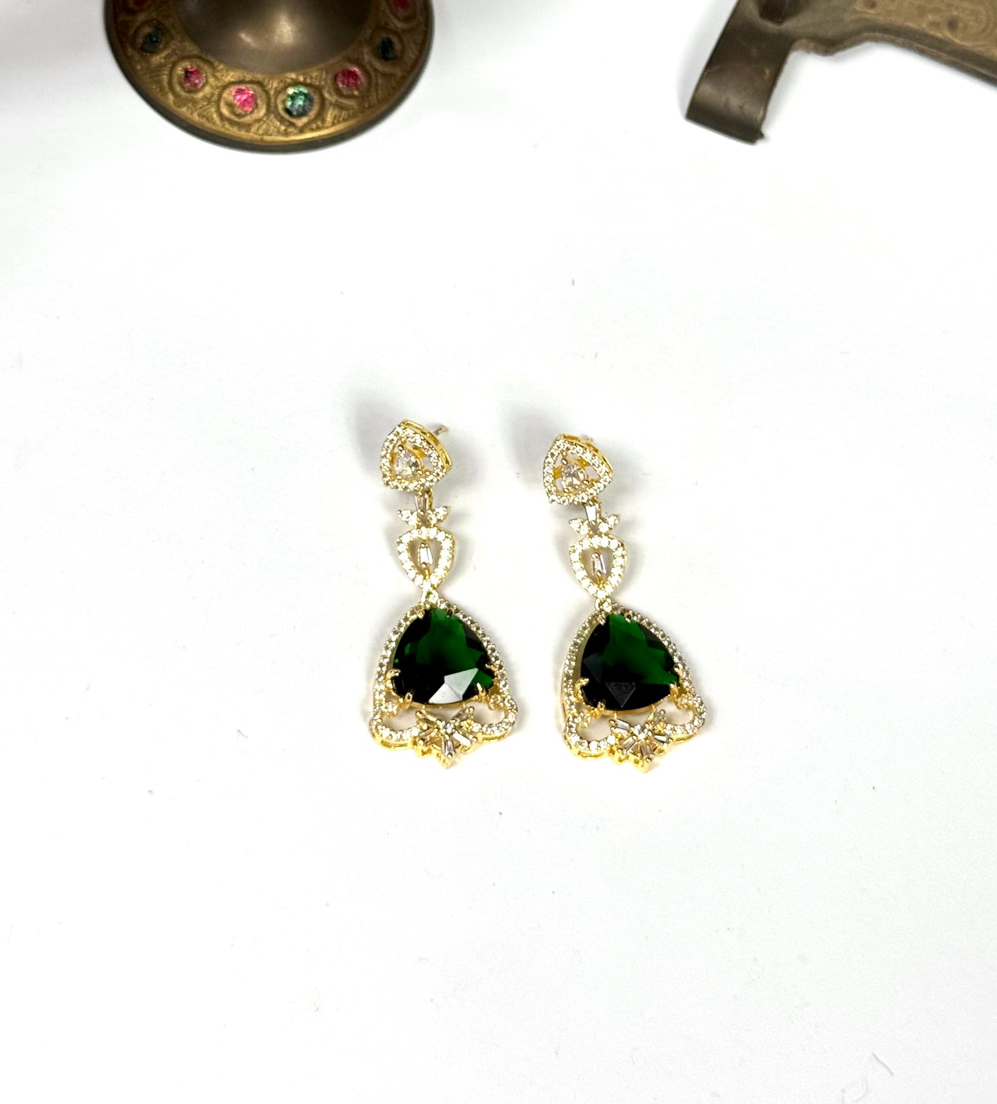 American Diamond 1 karat Earrings