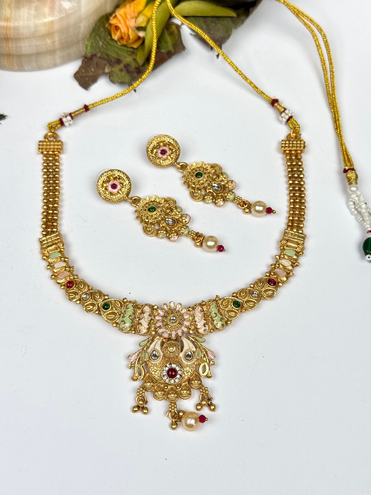 Rajwadi Humera Necklace set