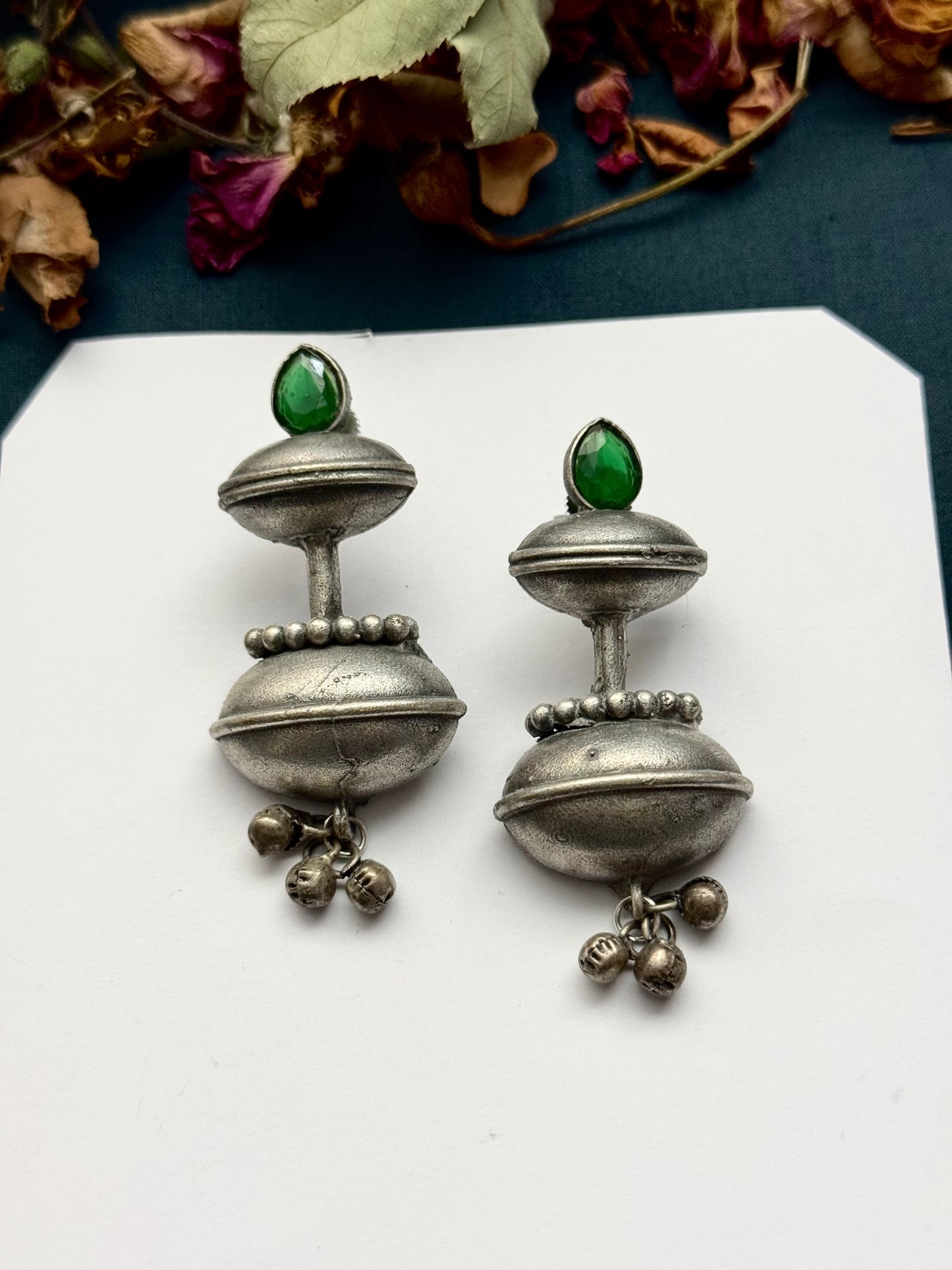 Premium Brass made Oxidised Earrings