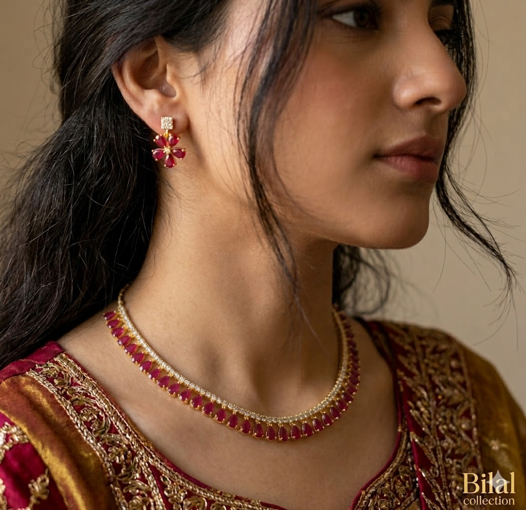 American Diamond Necklace set
