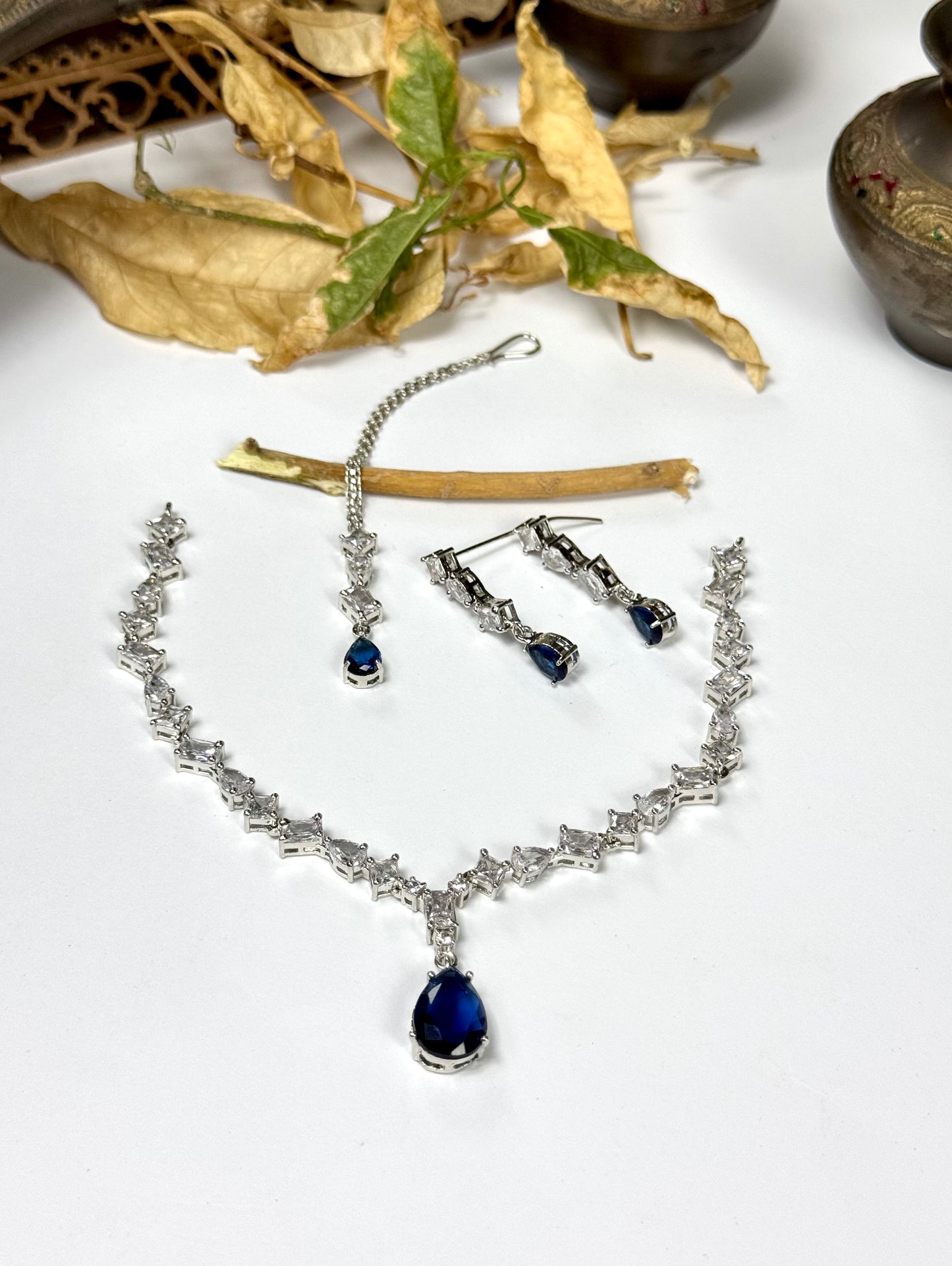 American Diamond 1 karat Necklace sets