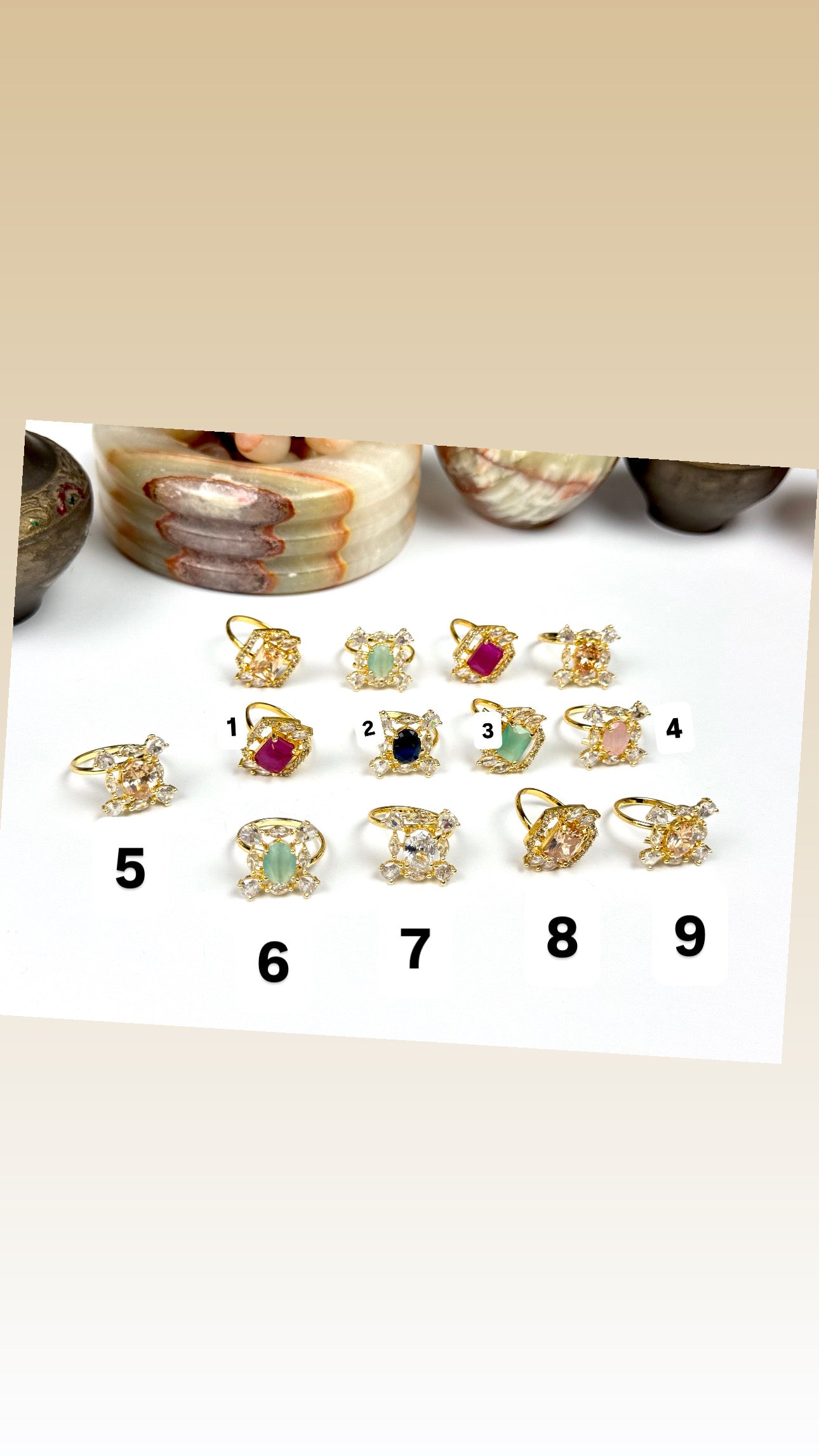 Premium Adjustable Zarcon Rings