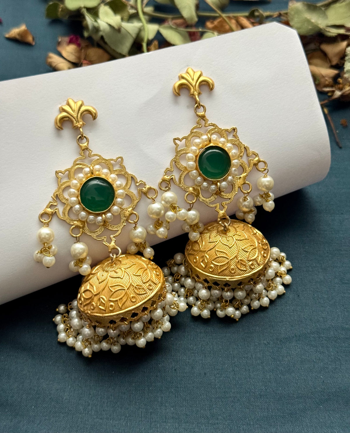 Premium Brass Safeena Jhumka