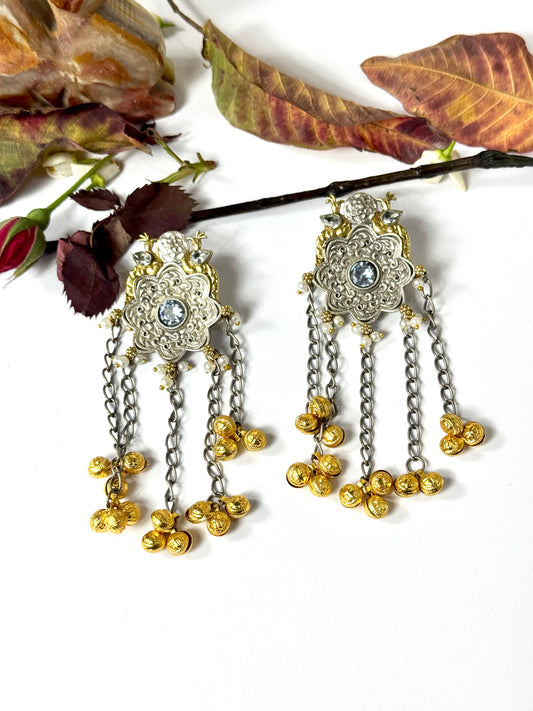 Premium Brass made oxidised Designer Earrings