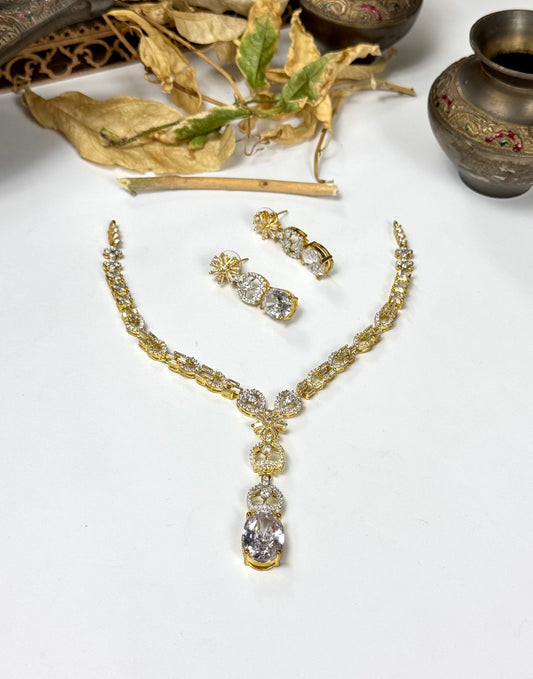 American Diamond 1 karat set