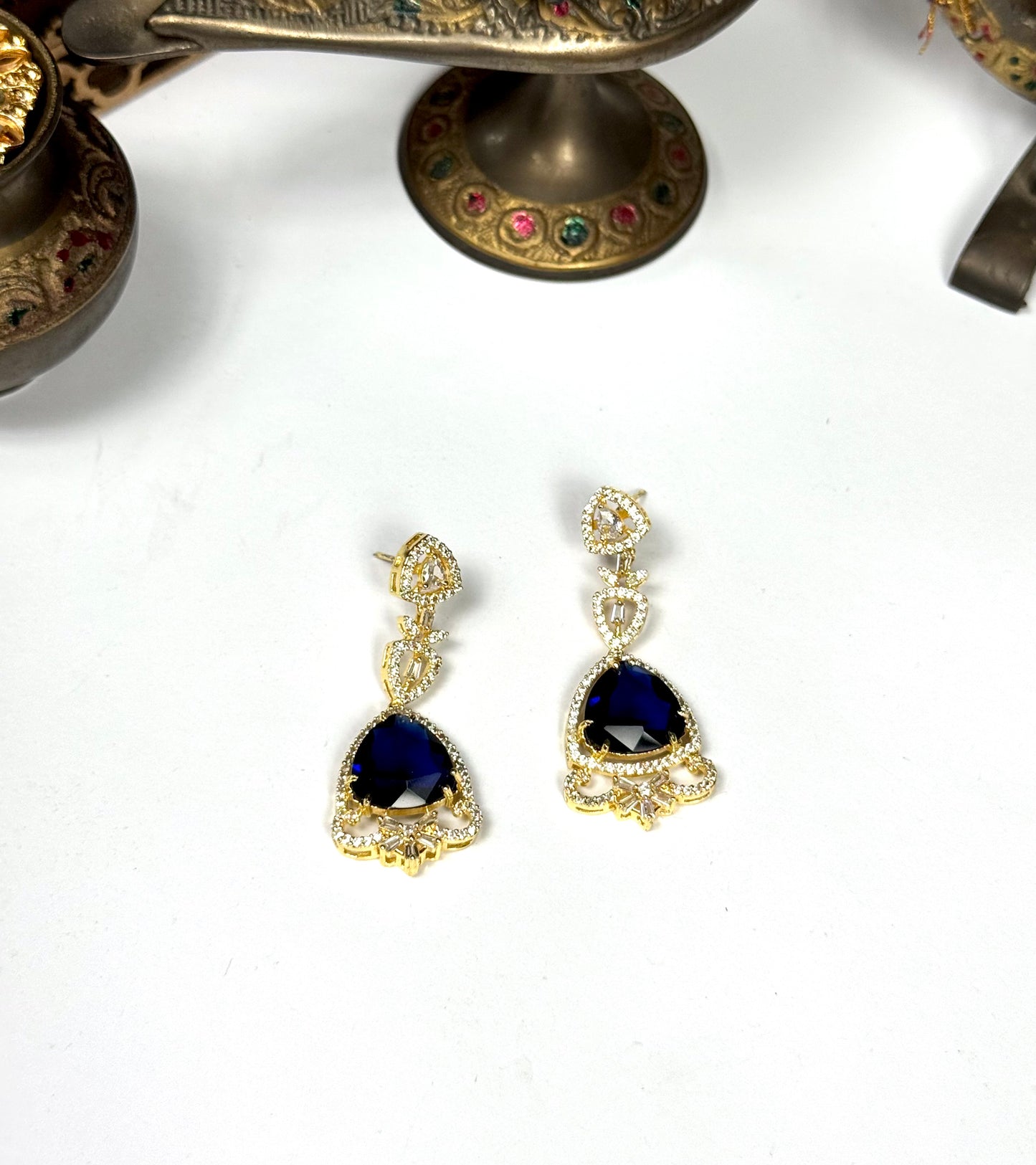 American Diamond 1 karat Earrings