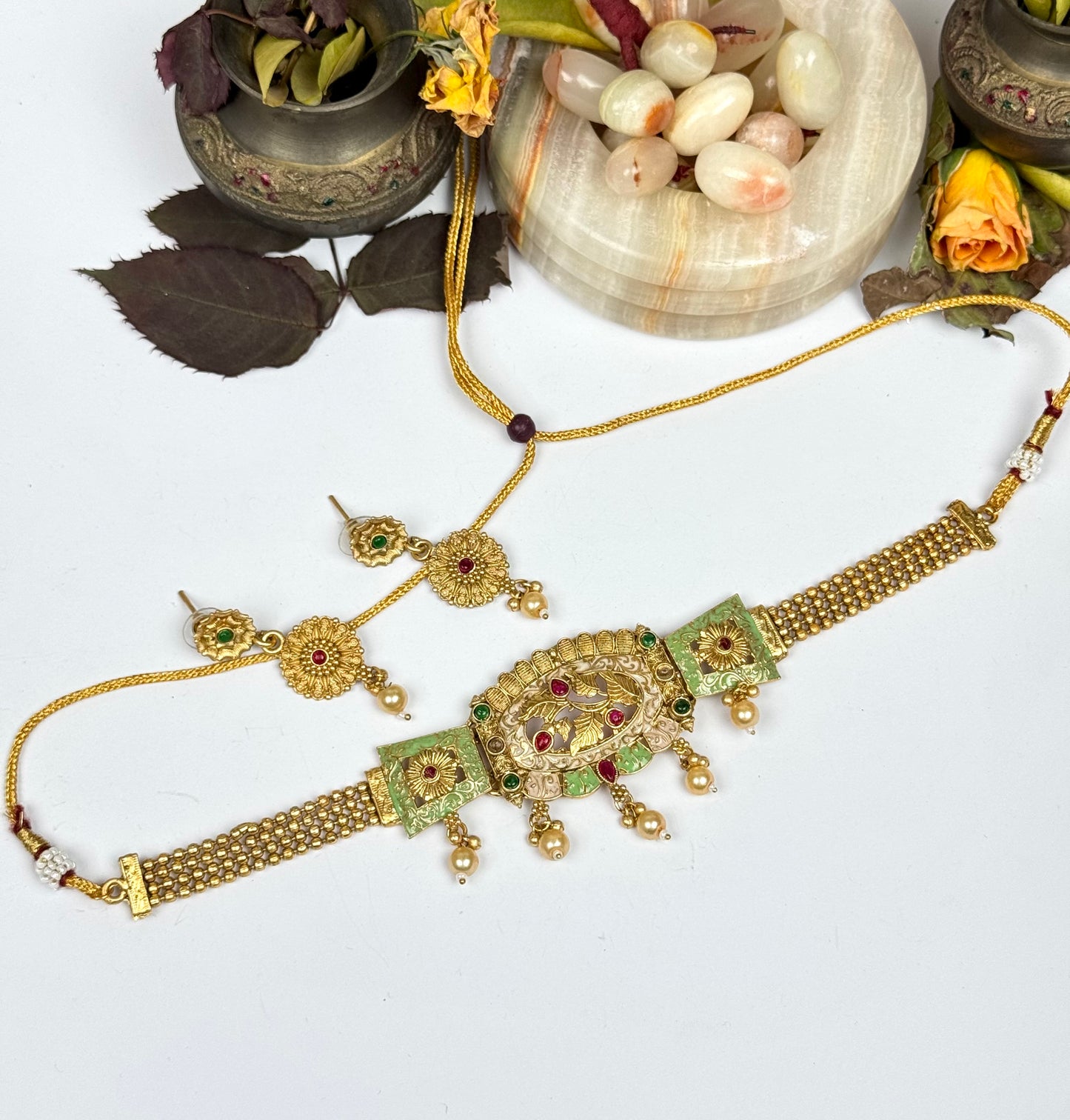 Rajwadi Choker set