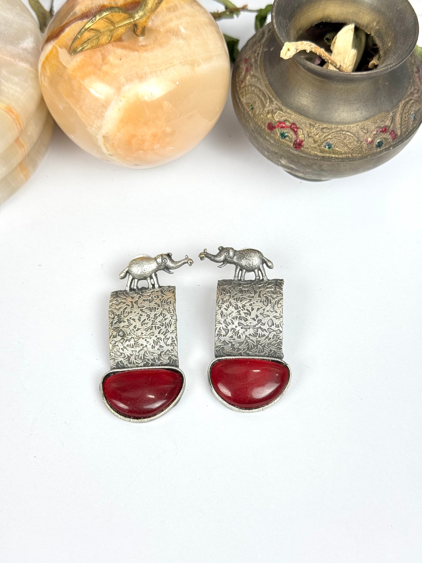 Premium Brass made Oxidised Earrings