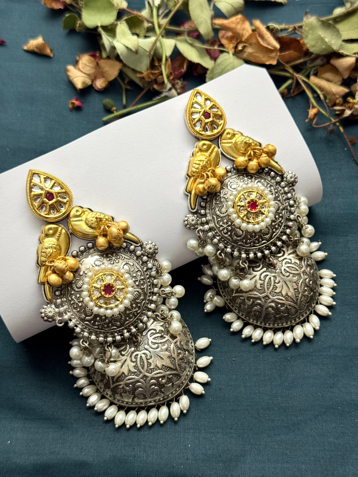 Premium Oxidised Maria Jhumka
