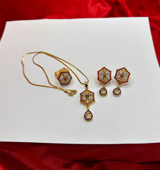 Egyptian Asma Pendant Set