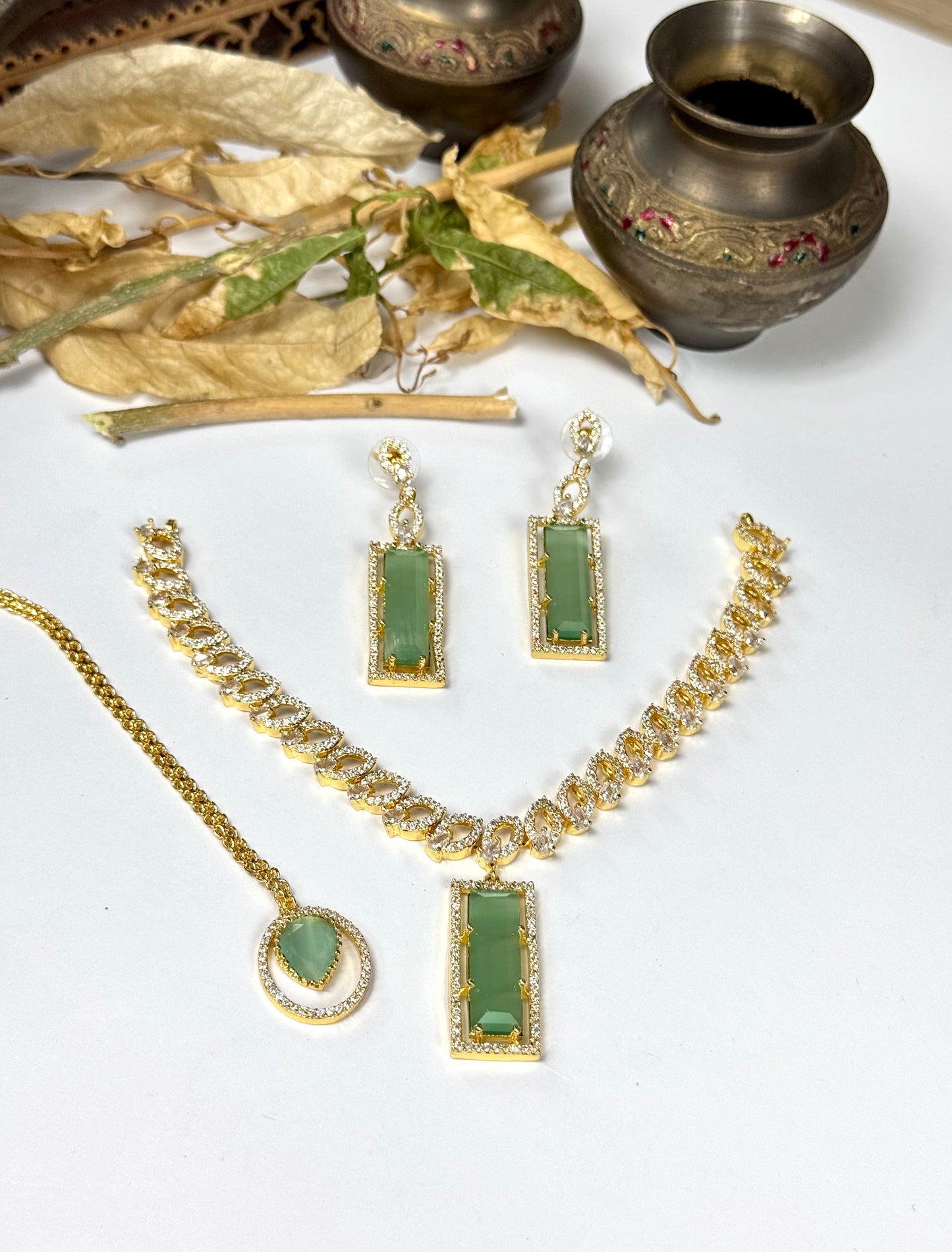 American Diamond 1 karat Set