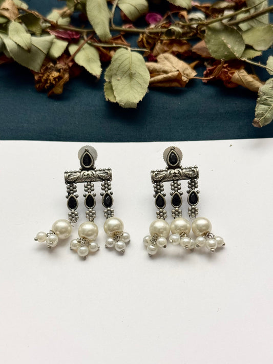 Premium brass made Oxidised Earrings