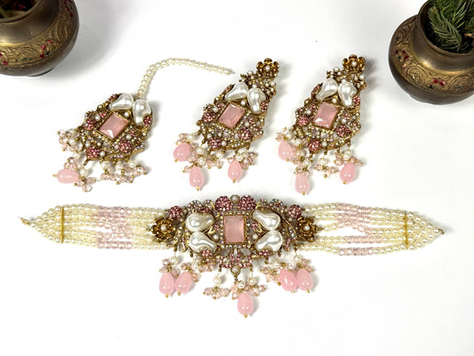 Turkish Dil Nasheen Choker set