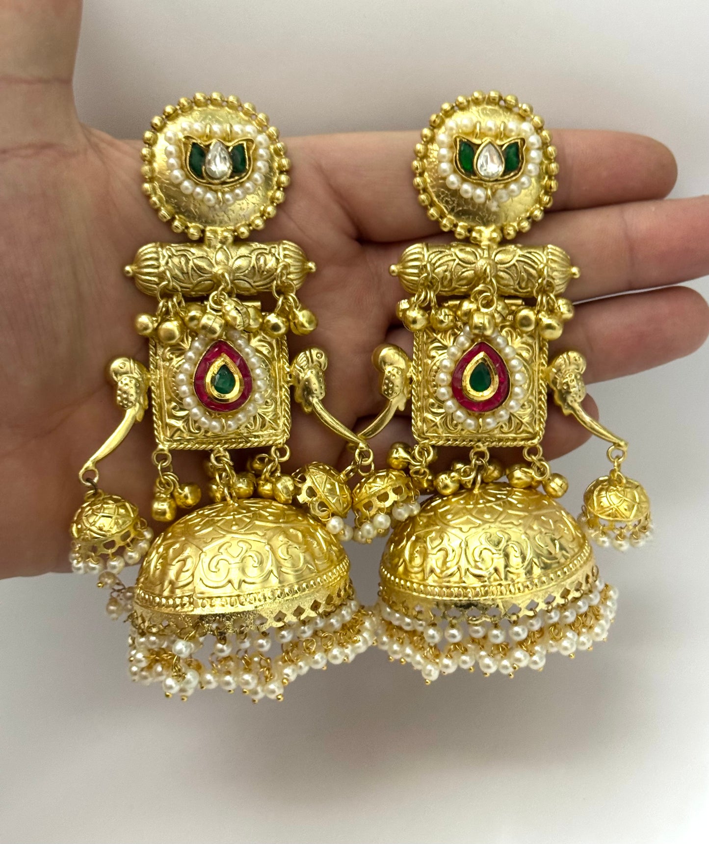 Premium Oxidised kasmiri Jhumka